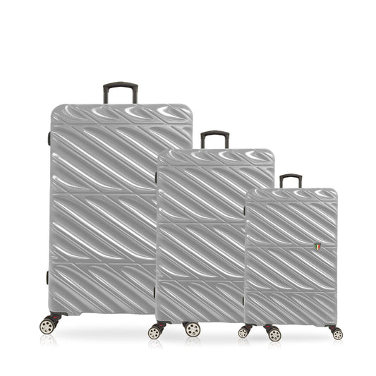 Tucci Silver Hard Case Luggages