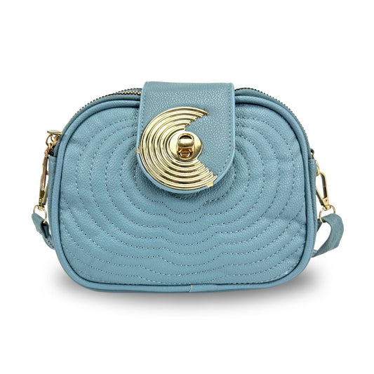 3LB139 Triple Sectioned Crossbody Bag