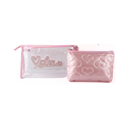 S3716 Heart Print Multi-Purpose Pouch Set