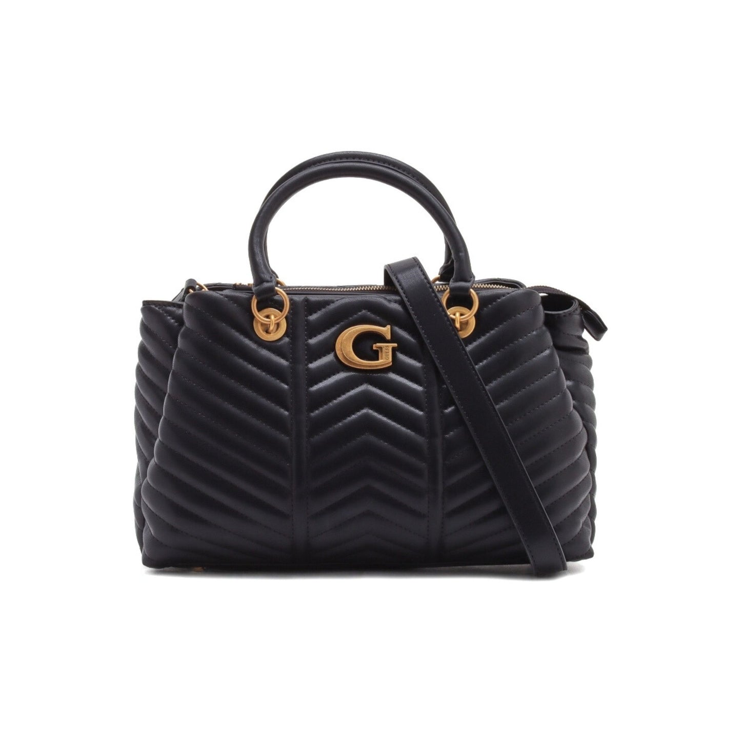 GUESS Lovide Girlfriend Satchel - Black