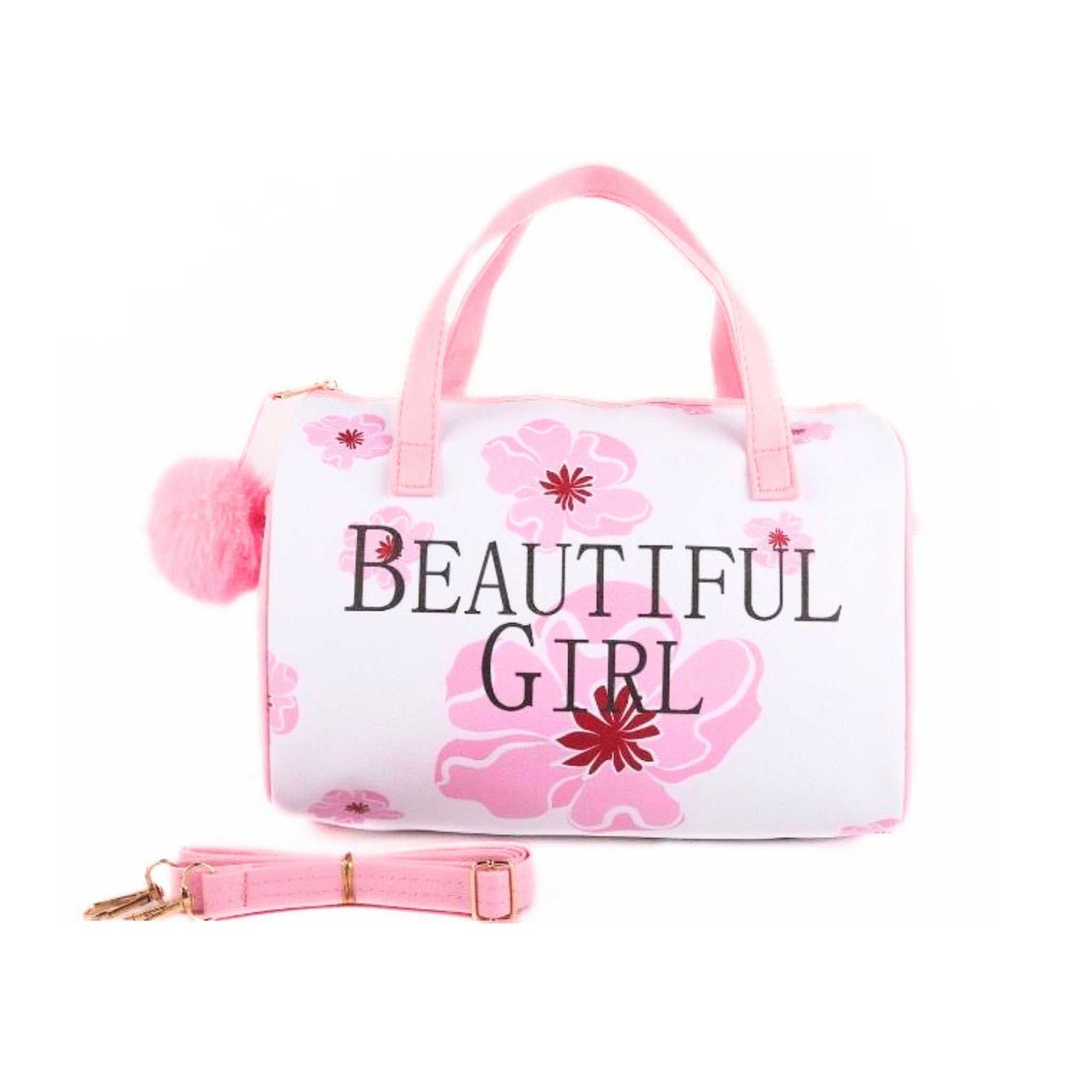 A1309 Beautiful Girl Mini Duffel Bag