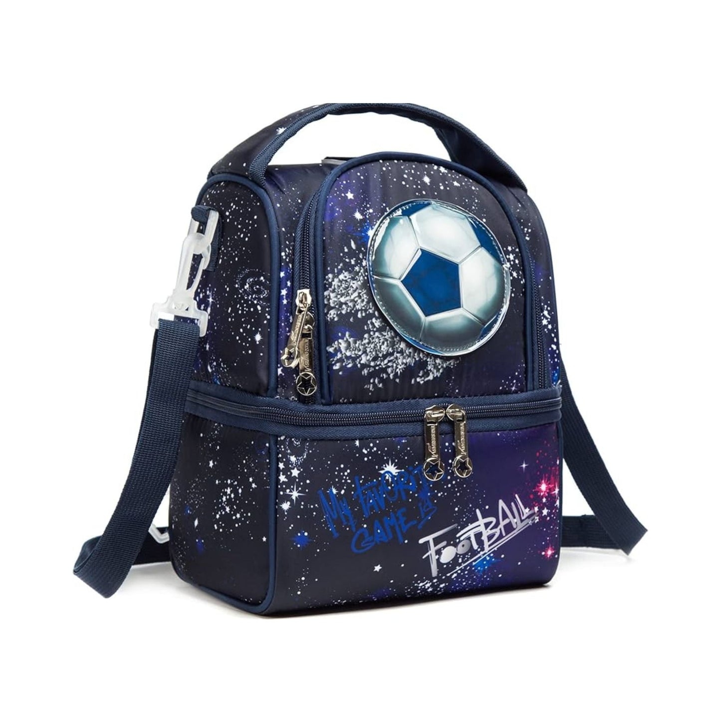 Boys Football Insulated Lunch Bag