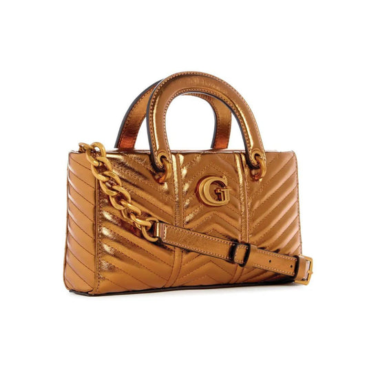 GUESS Lovide Mini Satchel - Bronze