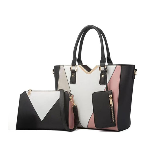 A078 Ladies 3pc Handbag Set