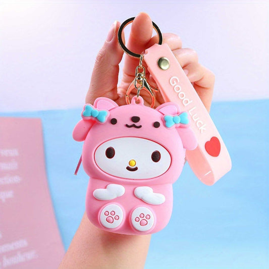 My Melody Silicone Keychain Pouch