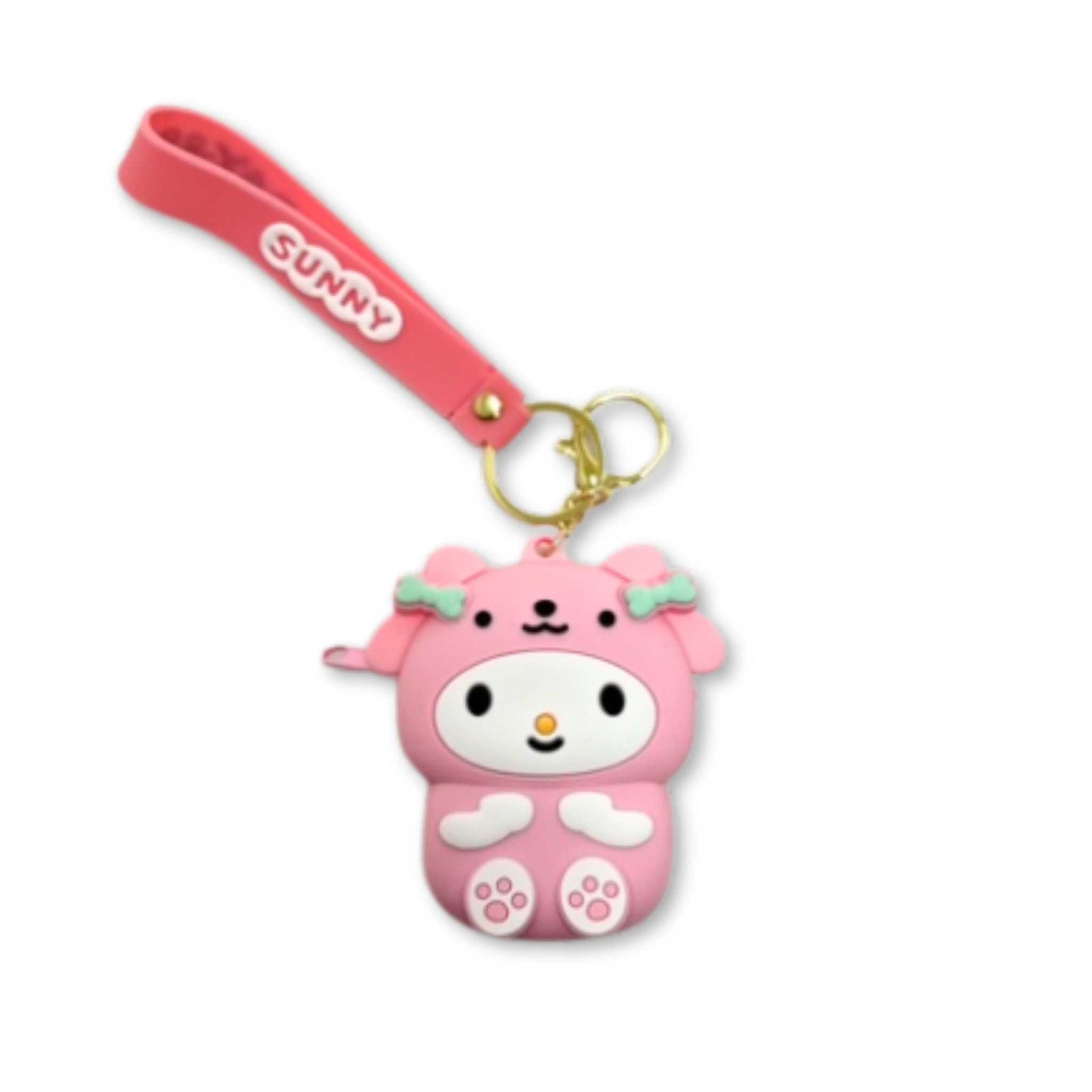 My Melody Silicone Keychain Pouch