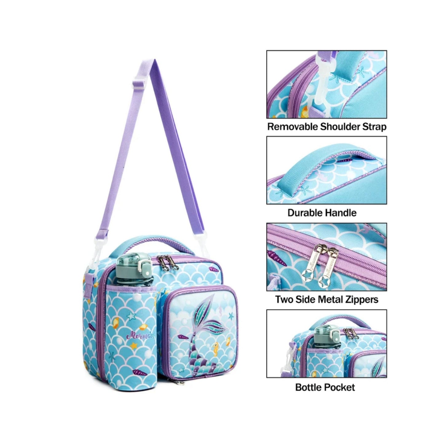 Mermaid Insulated Lunch Bag