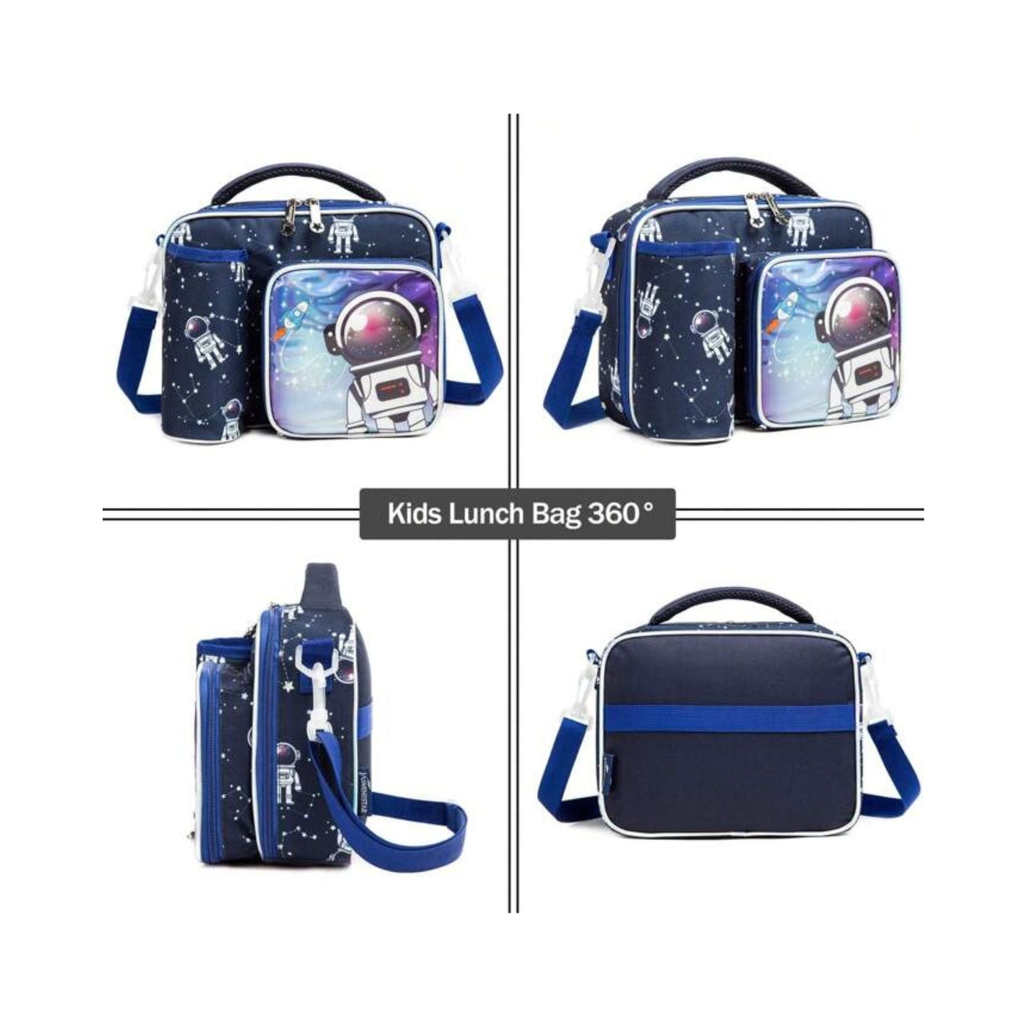 Boys Astronaut Insulated Lunch Bag