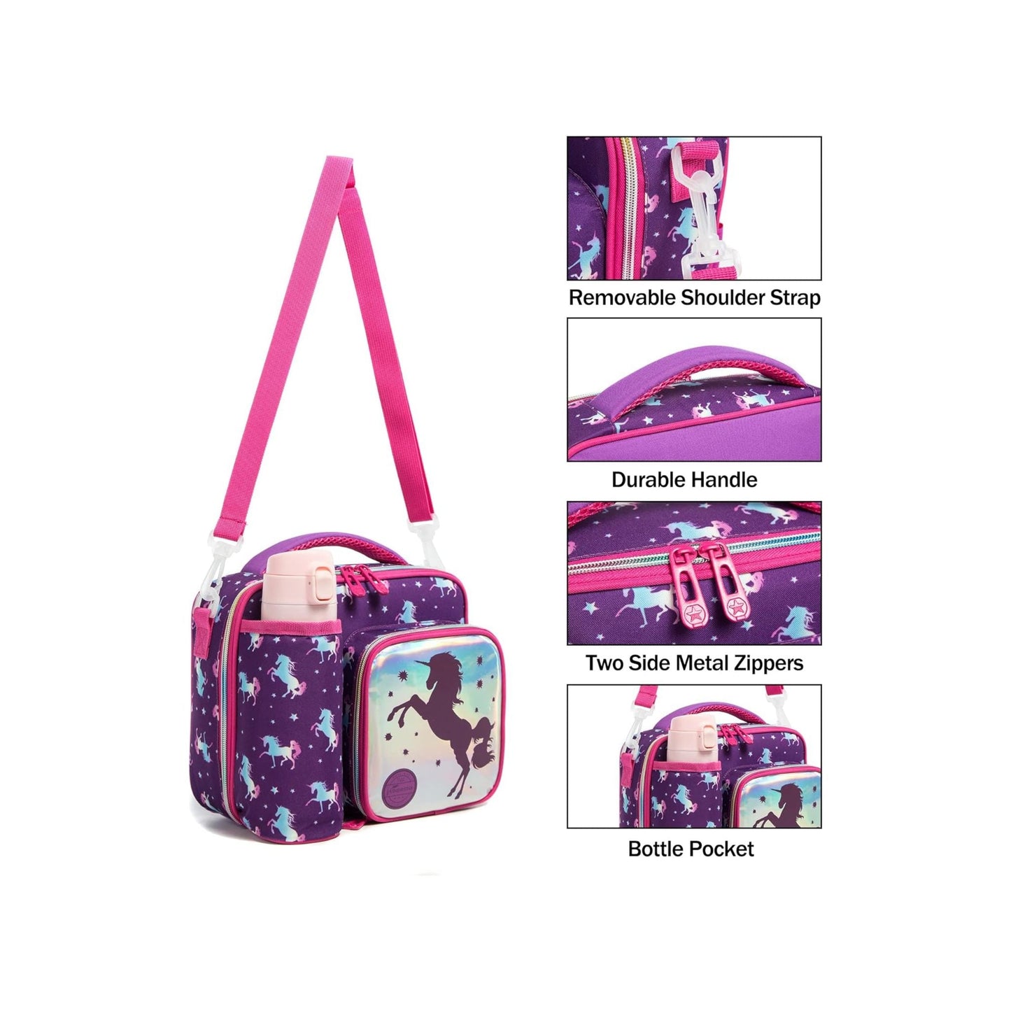 Unicorn Insulated Lunch Bag