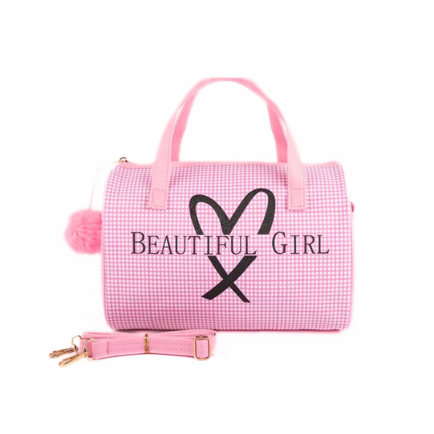 A1309 Beautiful Girl Mini Duffel Bag