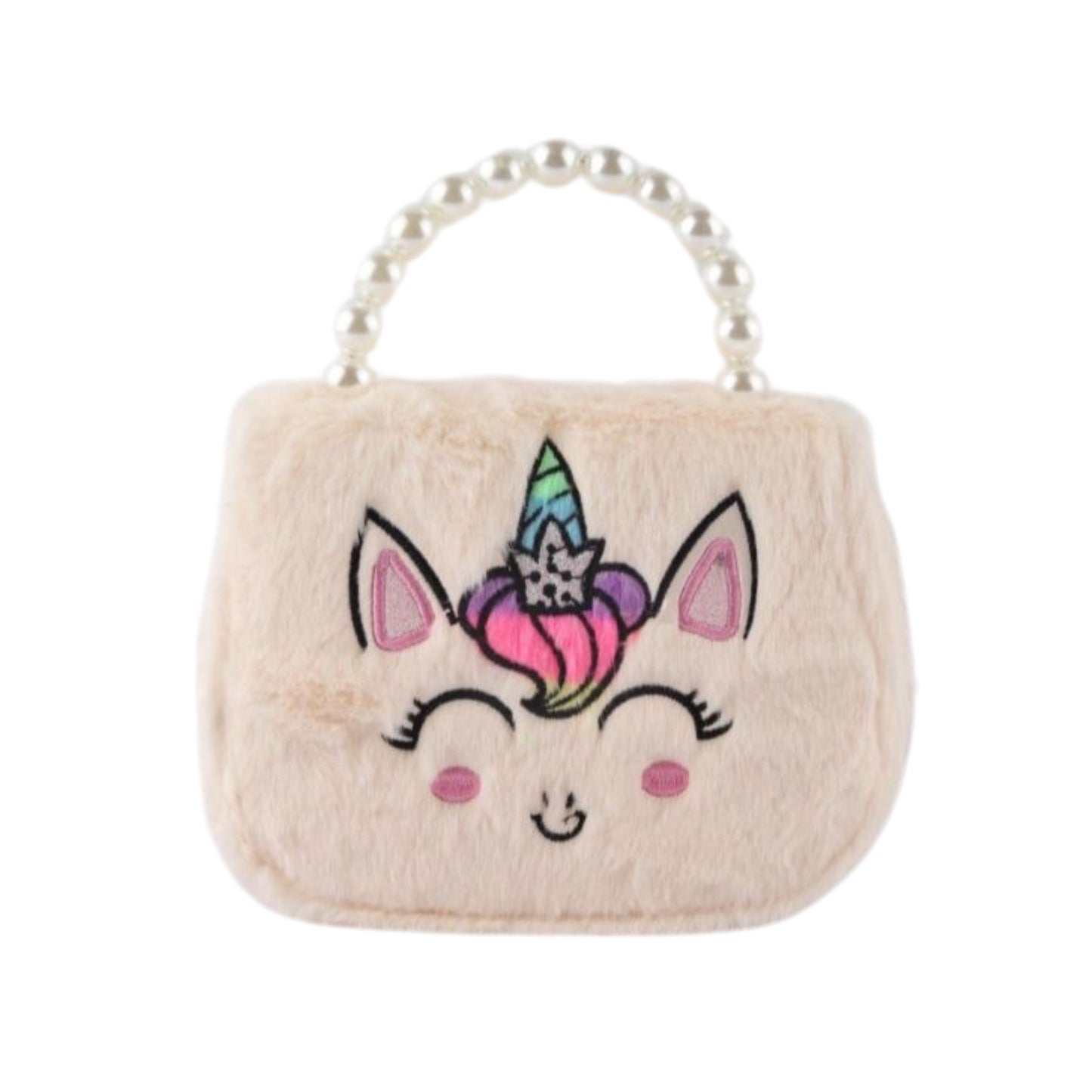 A1836 Fluffy Unicorn Handbag / Crossbody