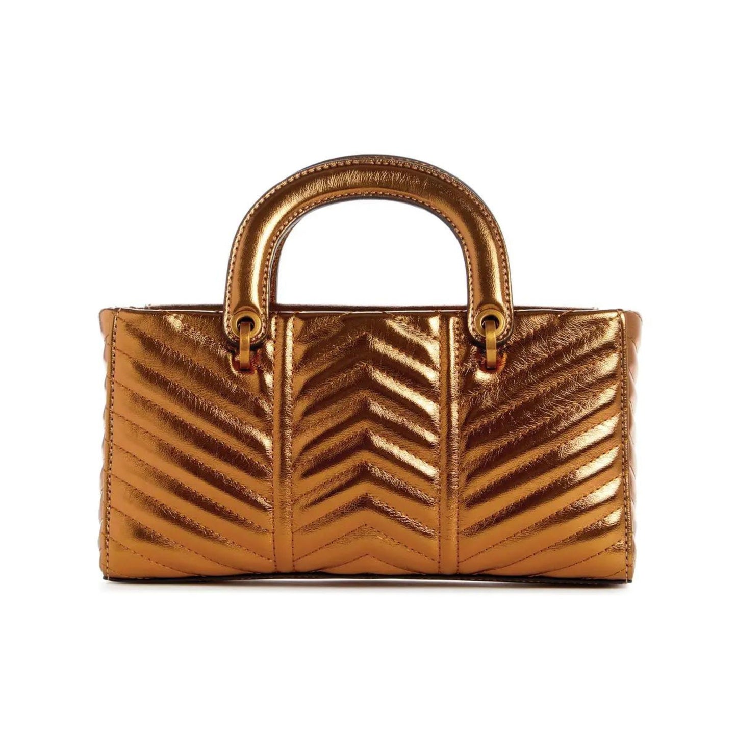 GUESS Lovide Mini Satchel - Bronze