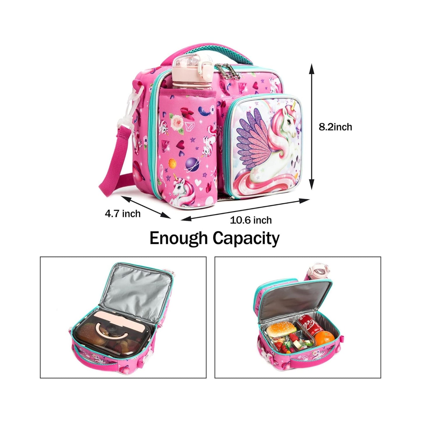 Unicorn Insulated Lunch Bag