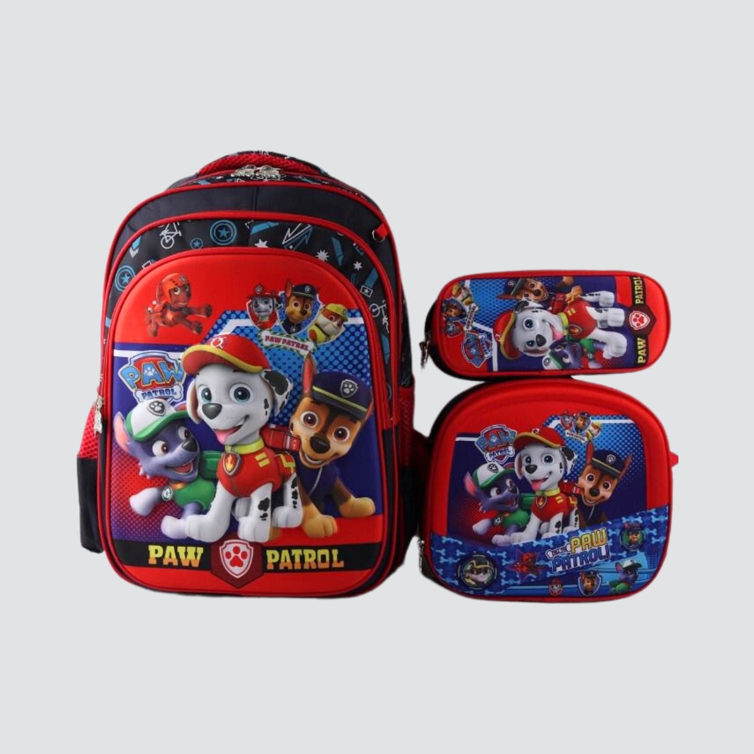 Paw patrol characters trolley set