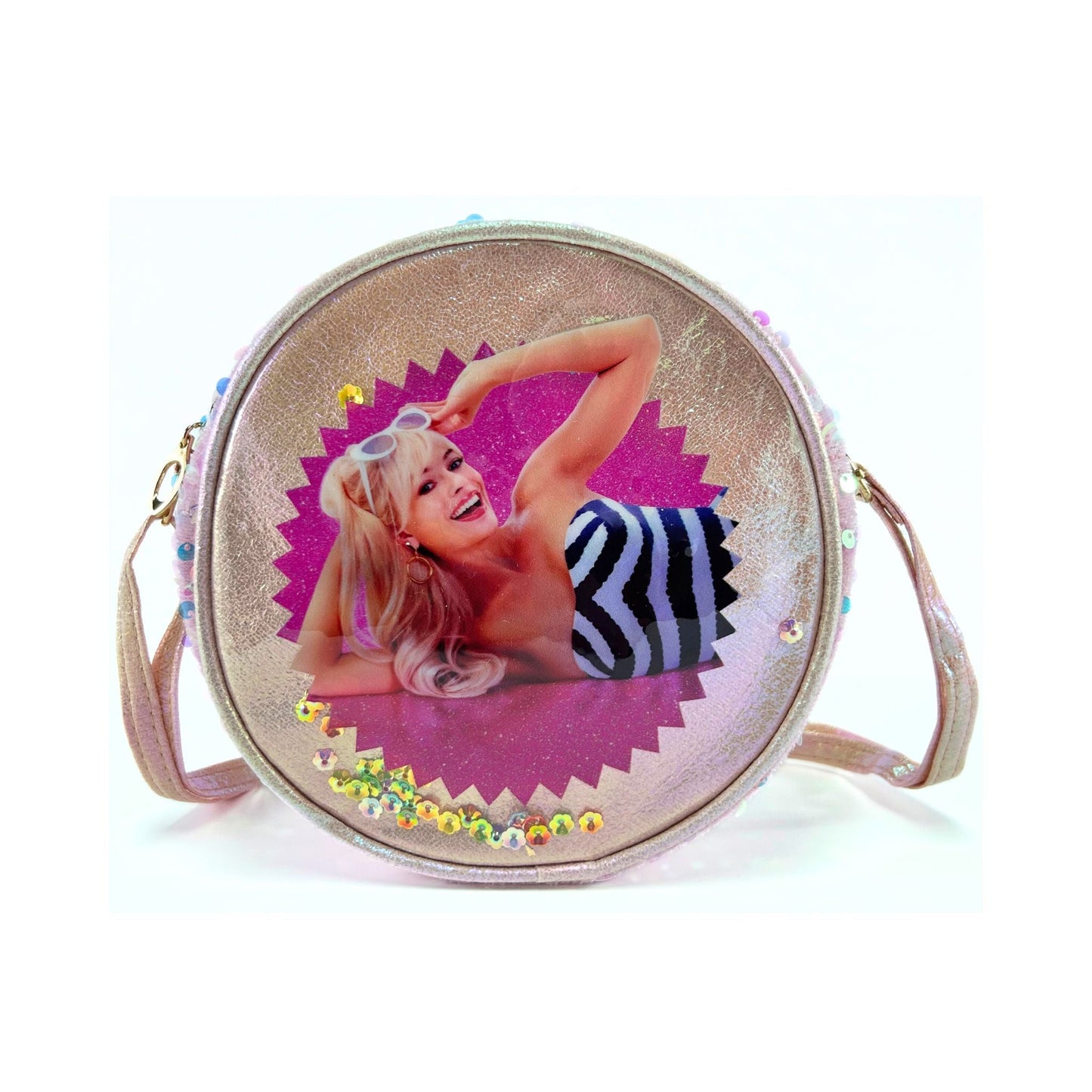 S3580 Barbie Sequins Crossbody Bag