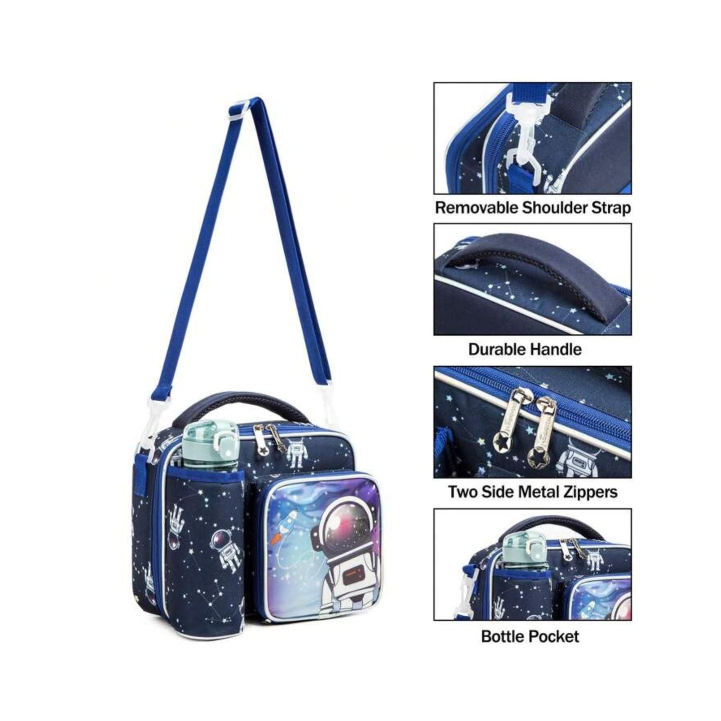 Boys Astronaut Insulated Lunch Bag