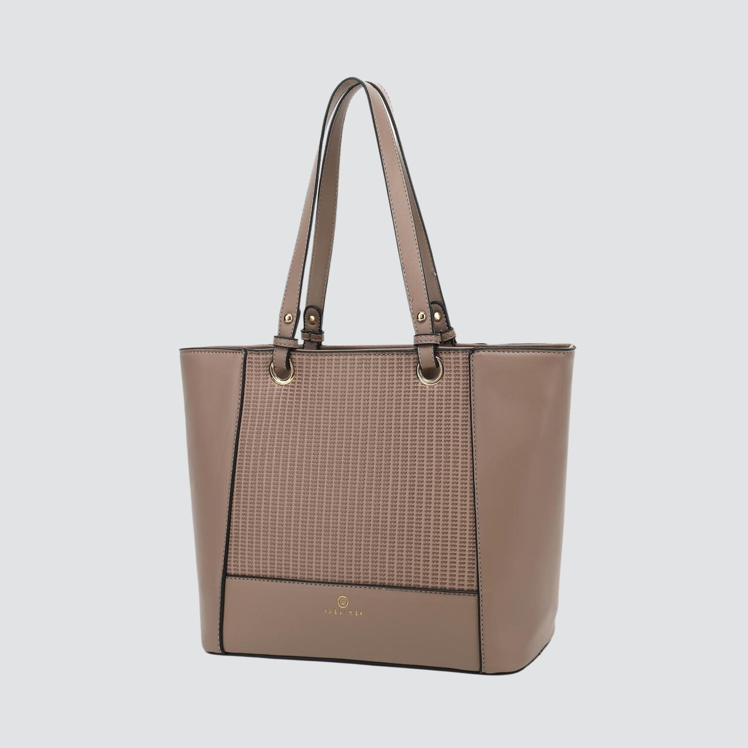 Taupe Deline Fashion Handbag