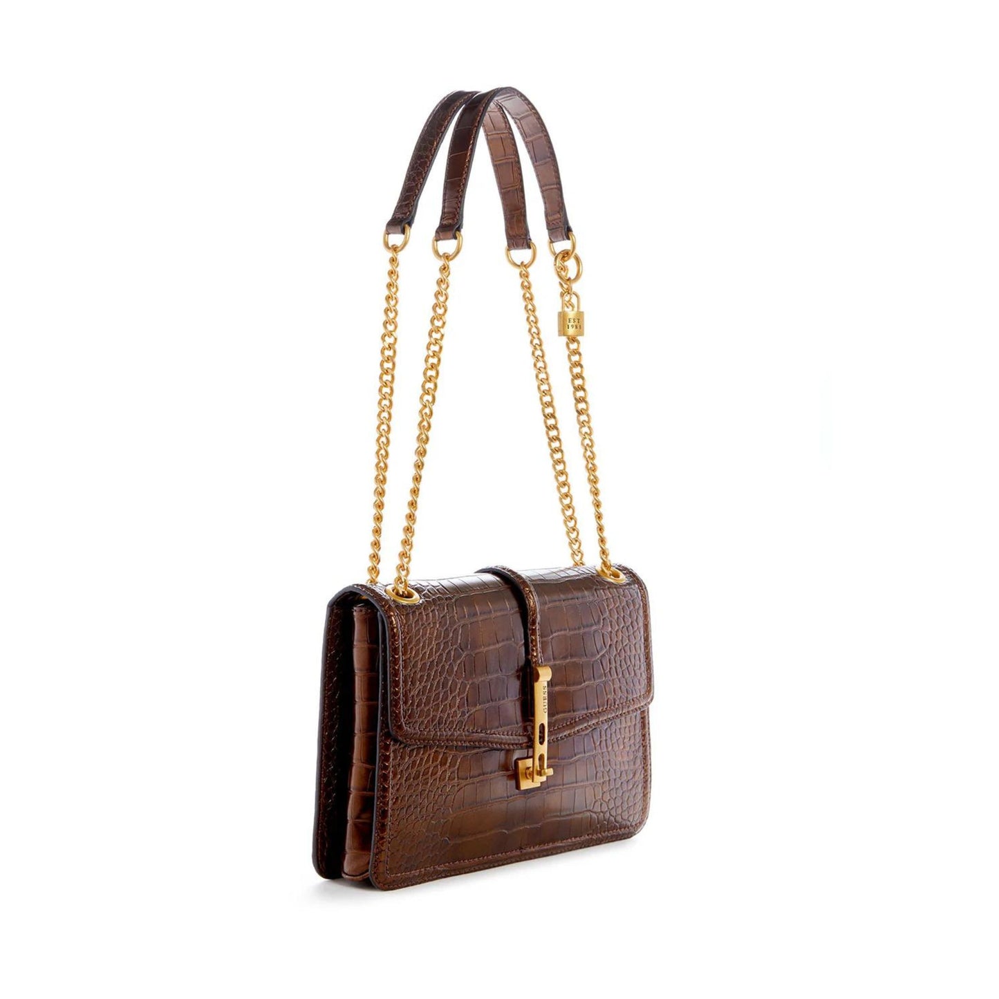 Guess James Convertible Crossbody Bag - Bronze