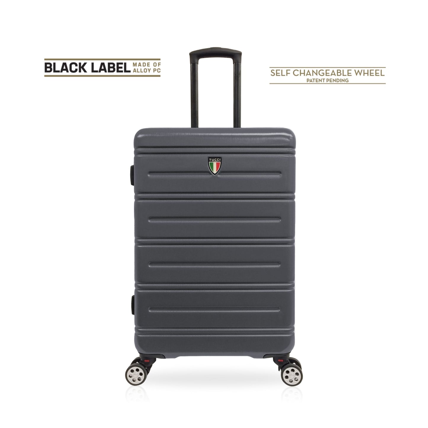 Tucci Grey Hard Case Luggages