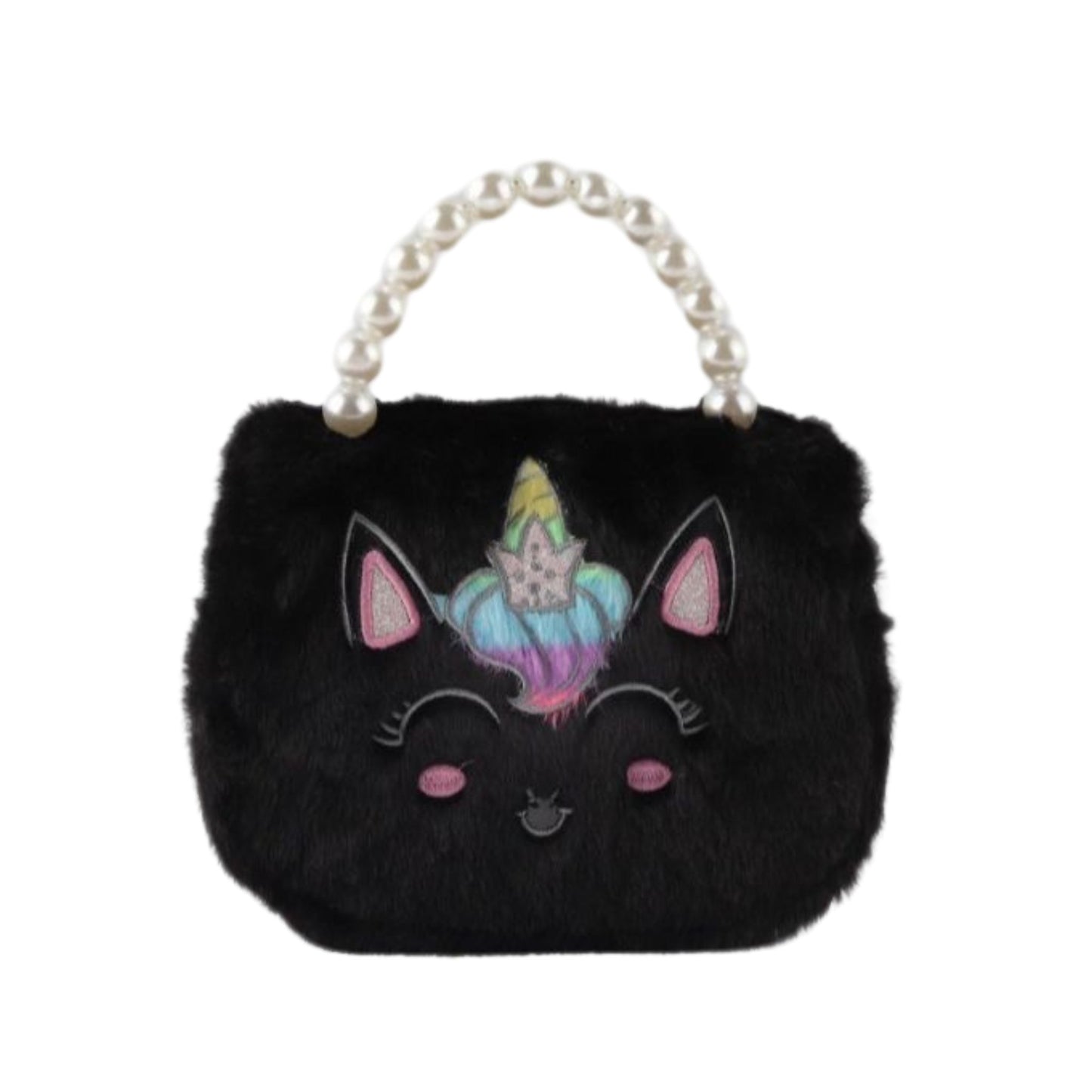 A1836 Fluffy Unicorn Handbag / Crossbody