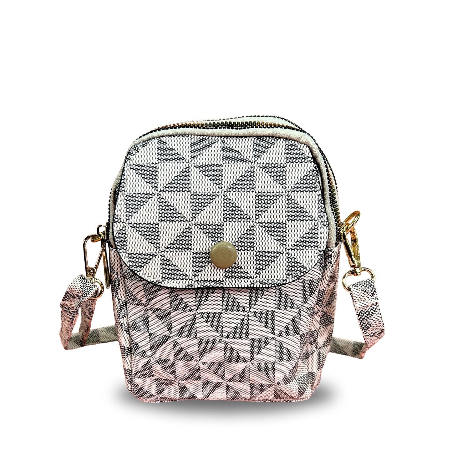 S3654 Pattern Crossbody Bag