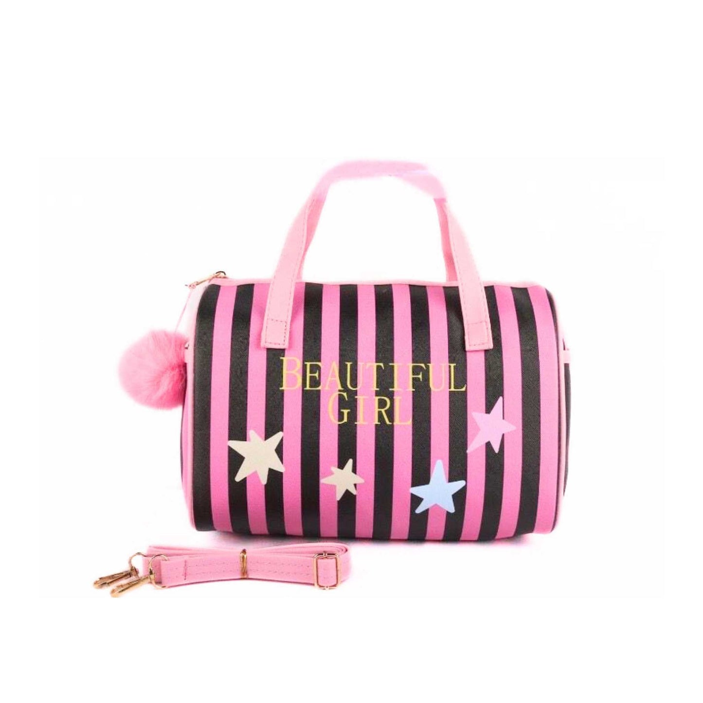 A1309 Beautiful Girl Mini Duffel Bag