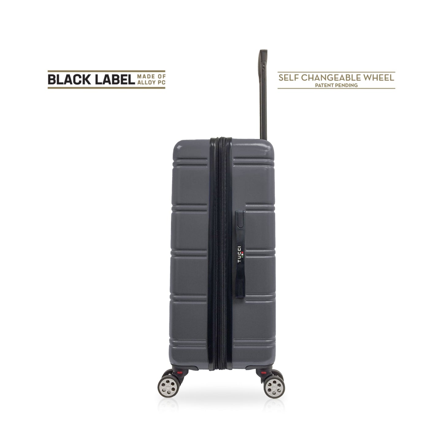 Tucci Grey Hard Case Luggages