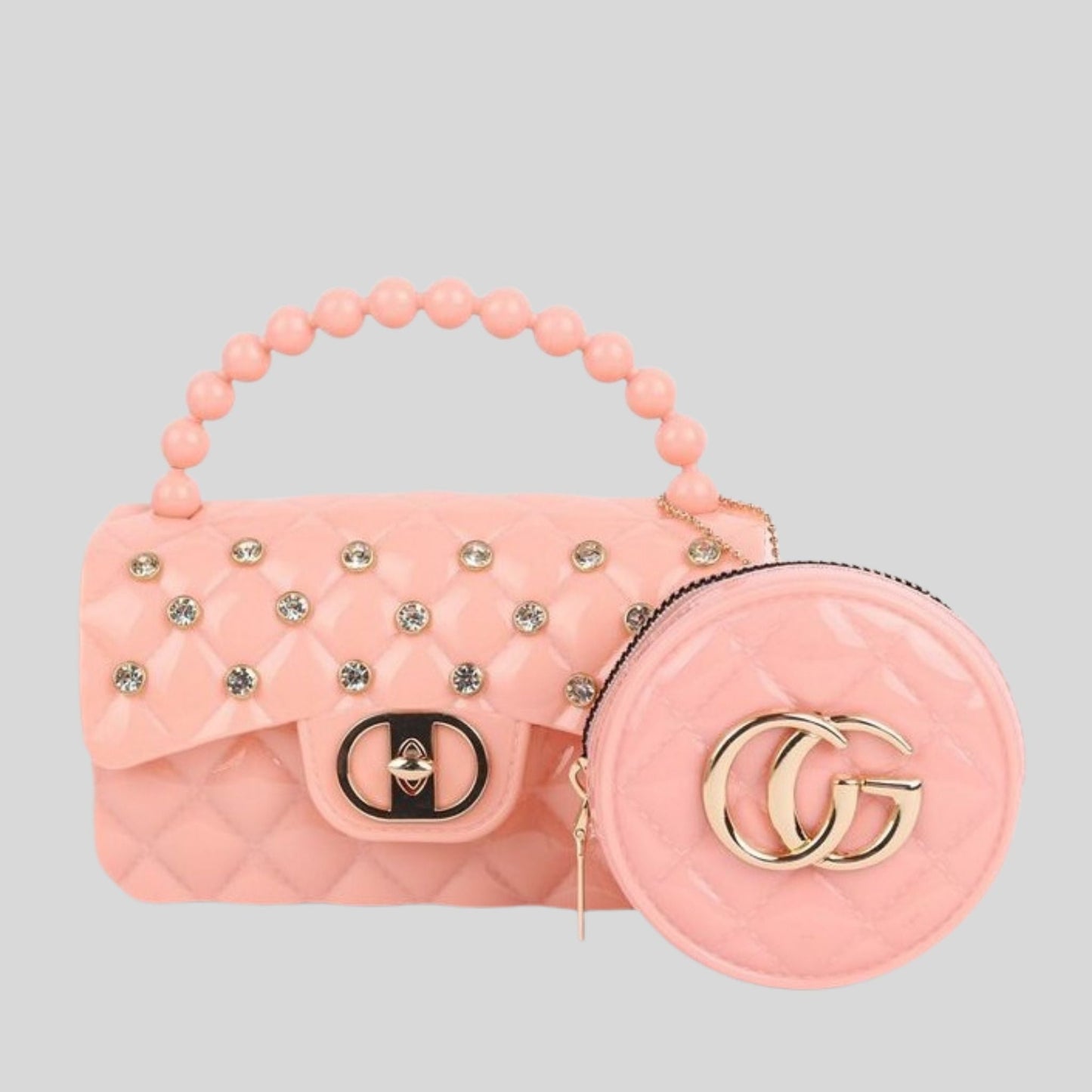 A1049 Jelly Handbag & Coin Purse