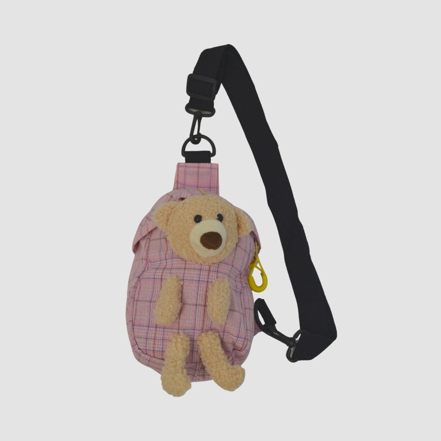 Pink MS1698 Teddy Bear Sling Bag