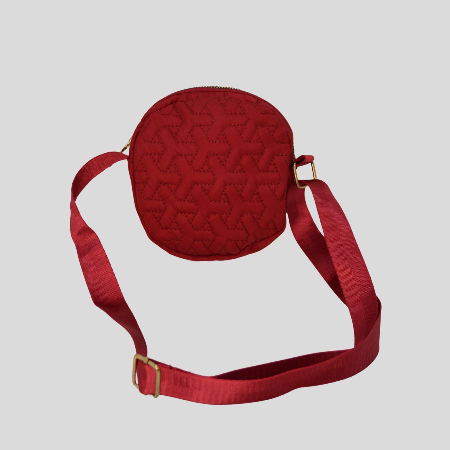 Burgundy G-2448 Ladies Crossbody Bag