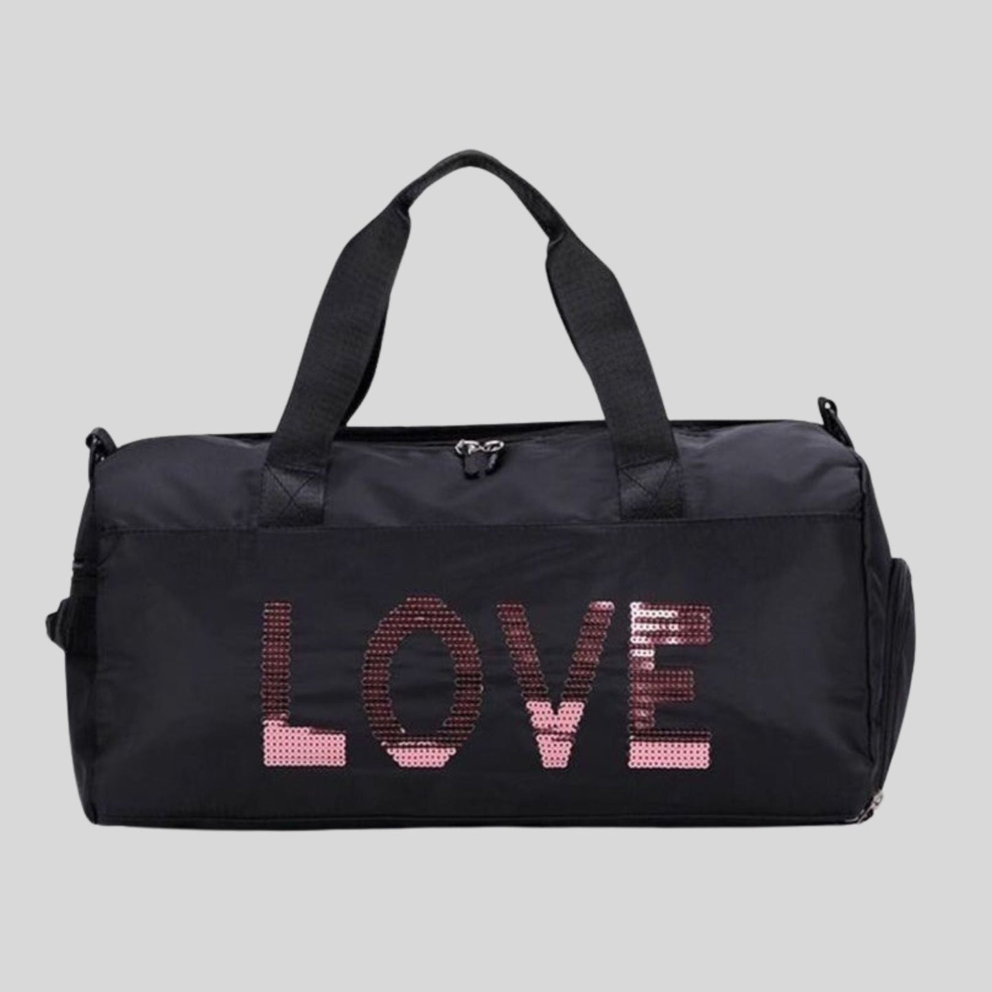 A668 LOVE DUFFEL BAG