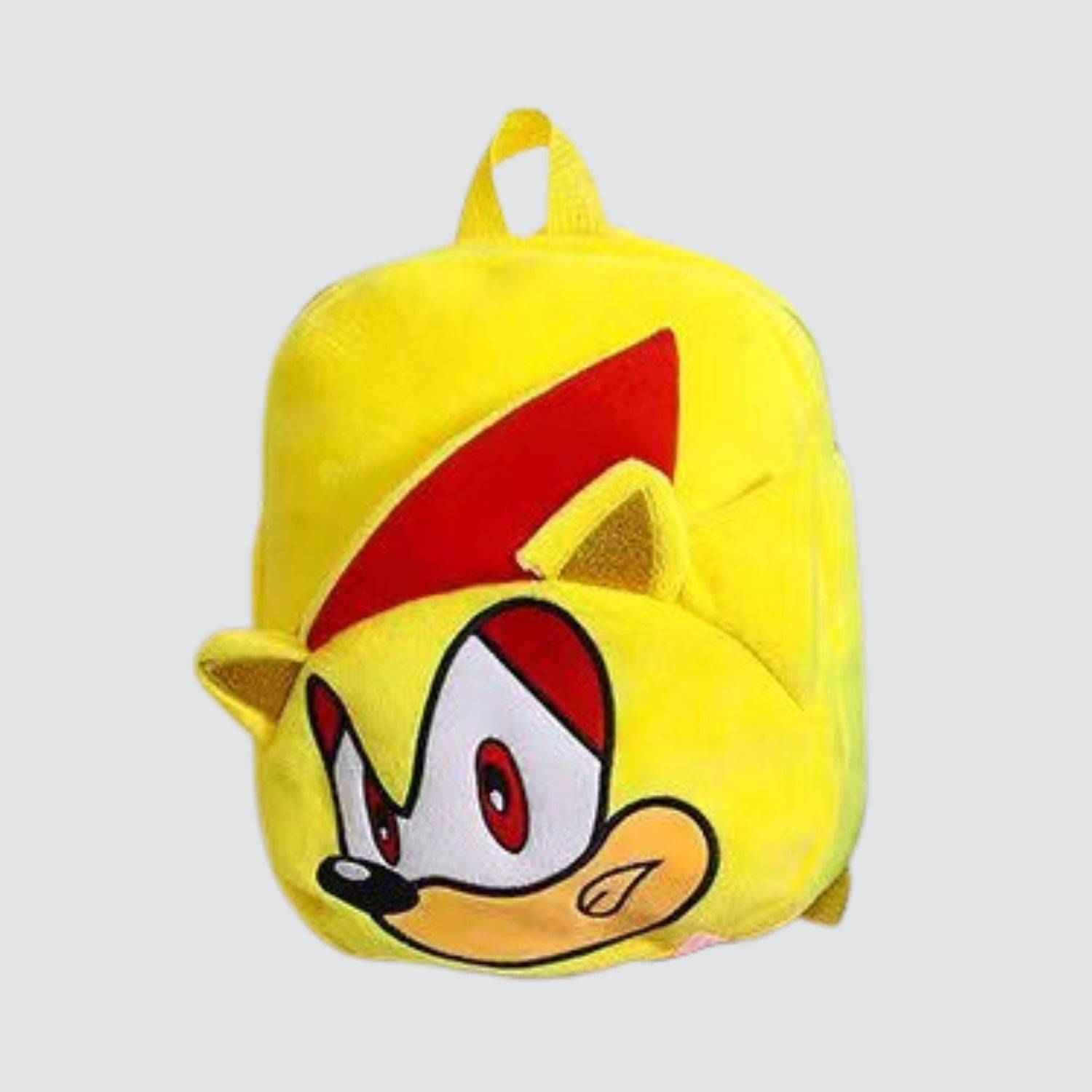 Yellow Super Sonic Plush Backpack