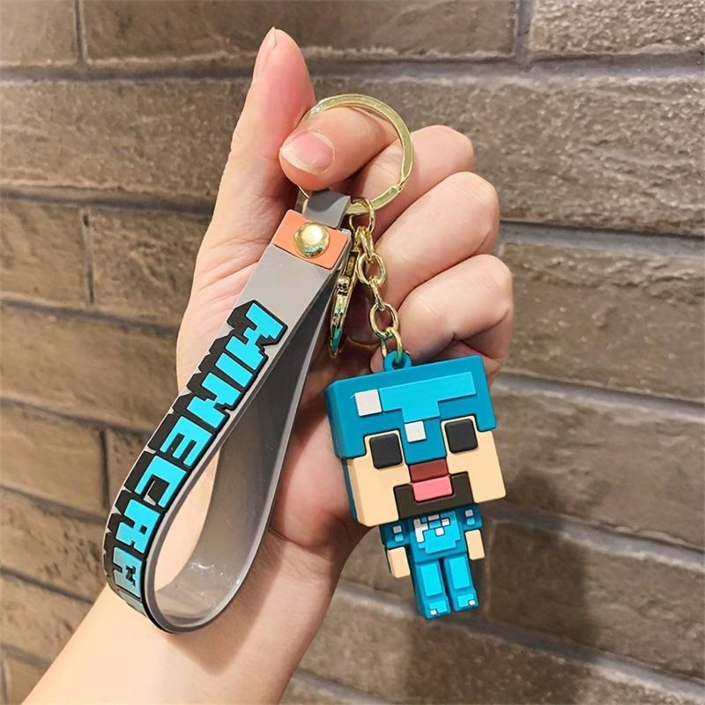 Minecraft Silicone 3D Keychains