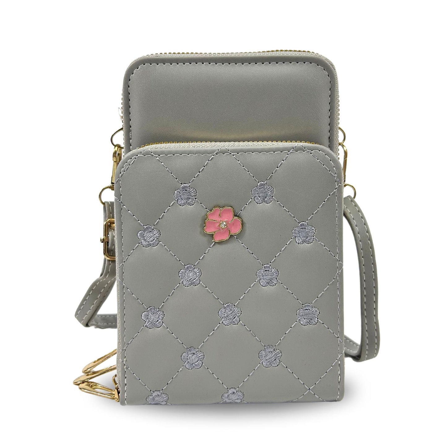 S3446 Flower Crossbody Bag