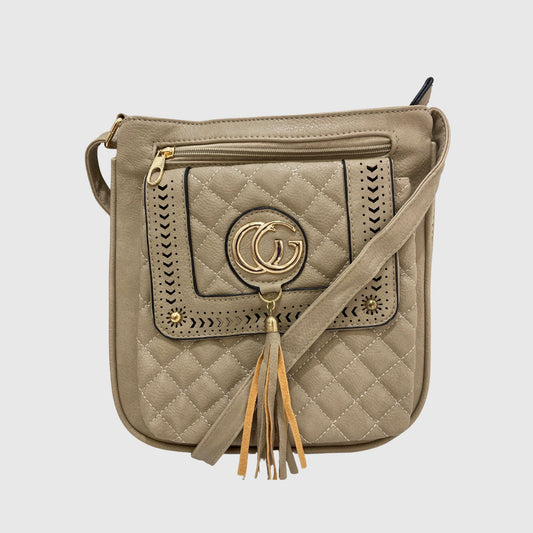 Cream A1023 GG Crossbody Bag