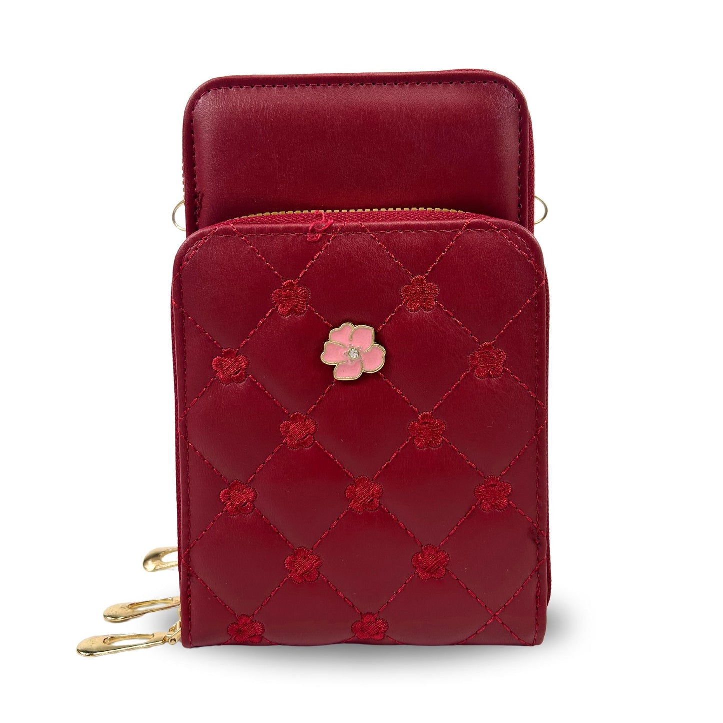 S3446 Flower Crossbody Bag