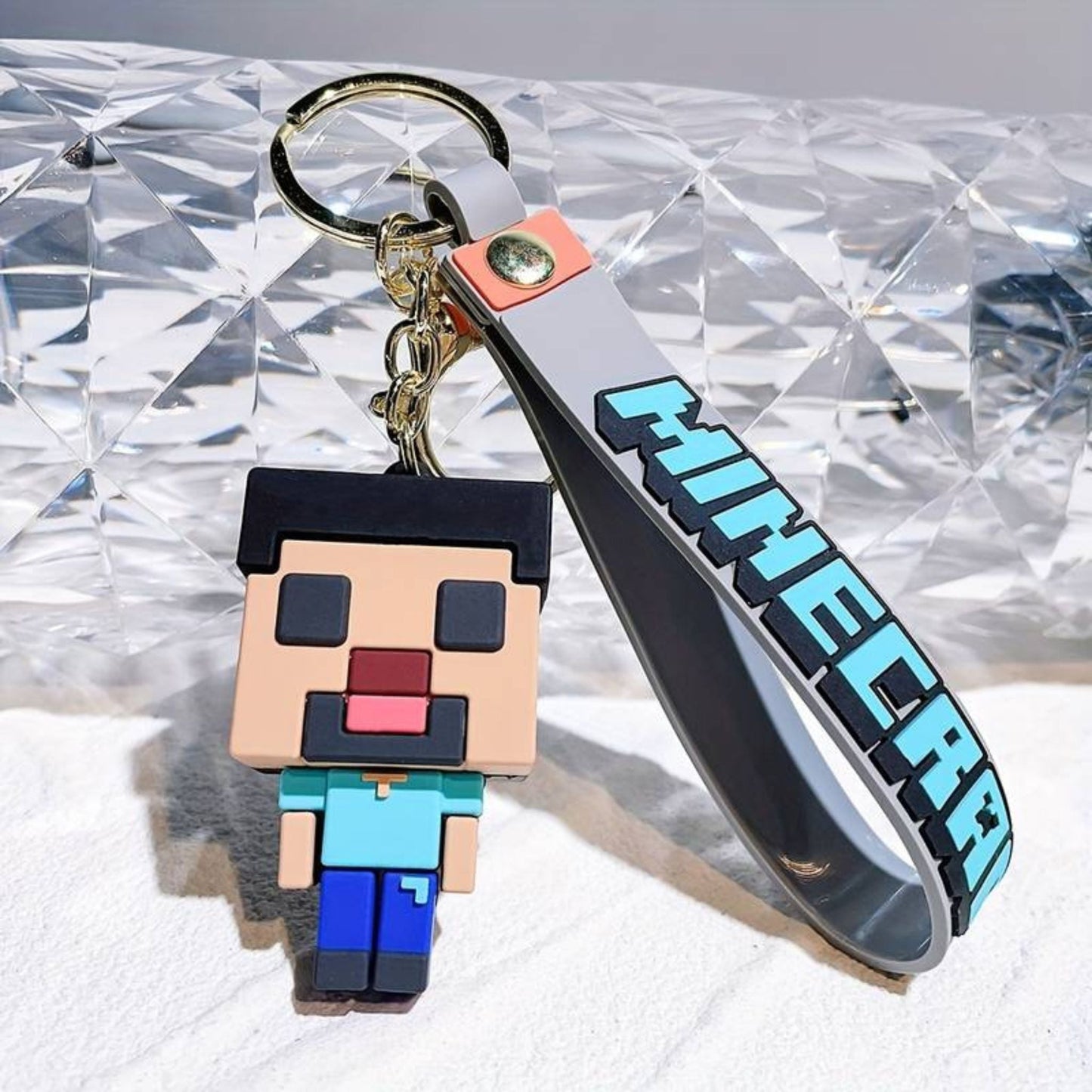 Minecraft Silicone 3D Keychains