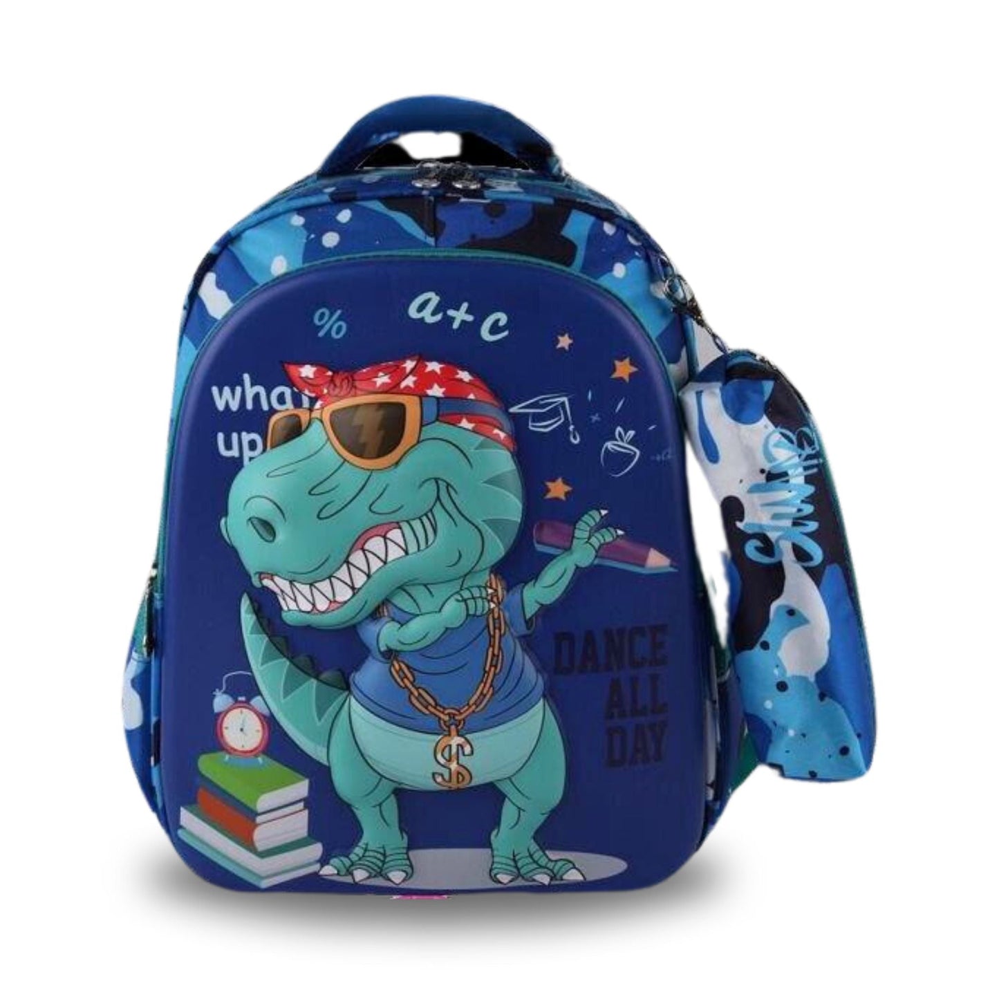 G3129 Cool Dinosaur Backpack & Pencil Case