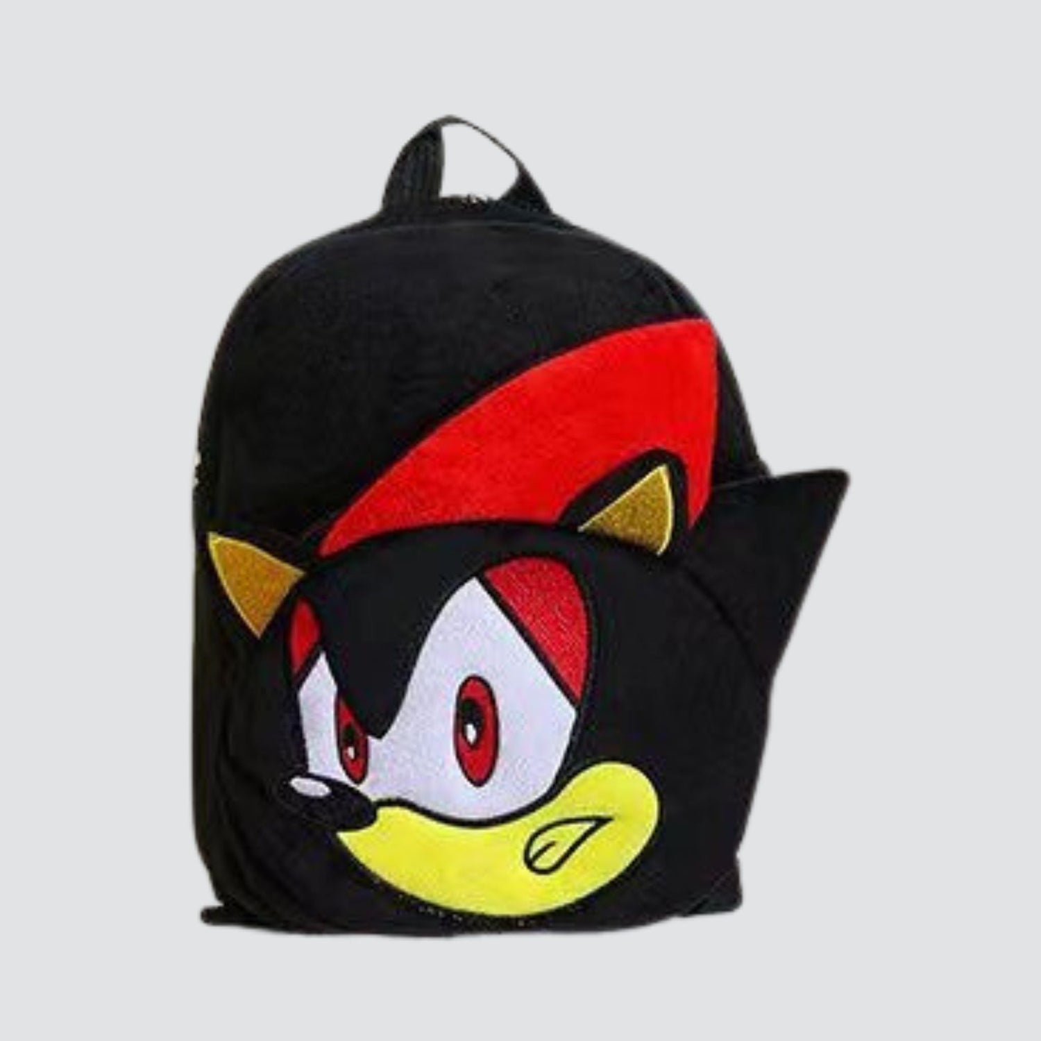 Black Shadow Plush Backpack