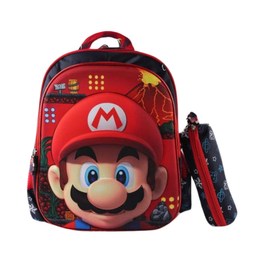 G241 Mario Bros Backpack & Pencil Case