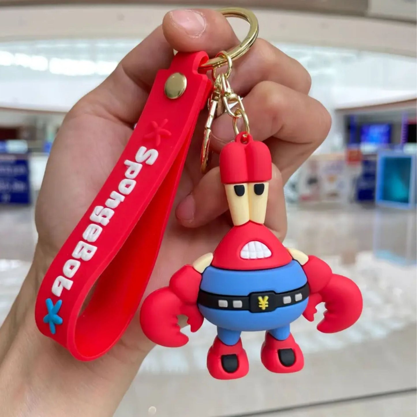 Spongebob Squarepants Silicone 3D Keychains