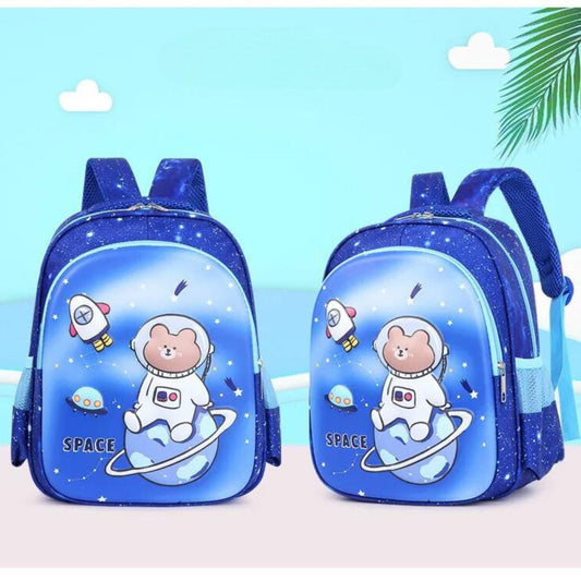 1021 3D Space Bear 12" Backpack