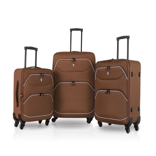 Tucci Brown Softside Luggages