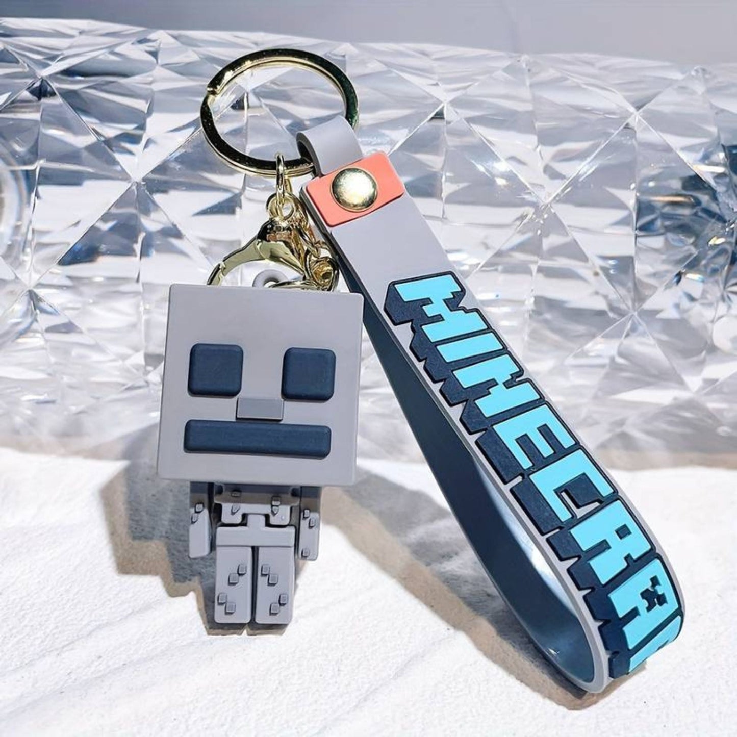 Minecraft Silicone 3D Keychains