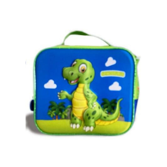 HX01568 Royal Blue Dinosaur Insulated Lunch Bag