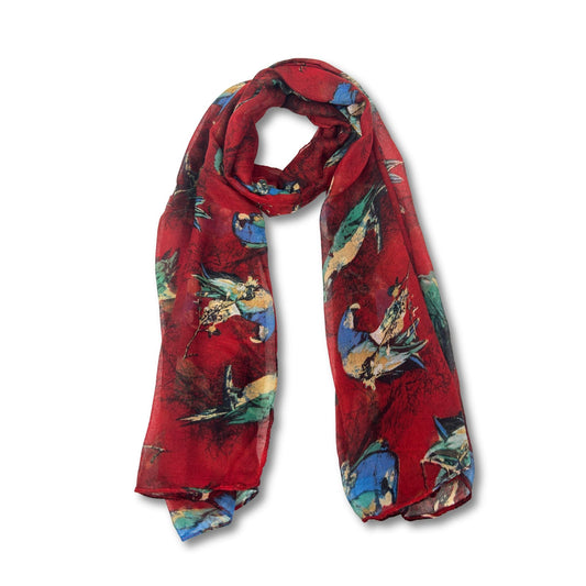 Ladies Tropical Printed Scarf