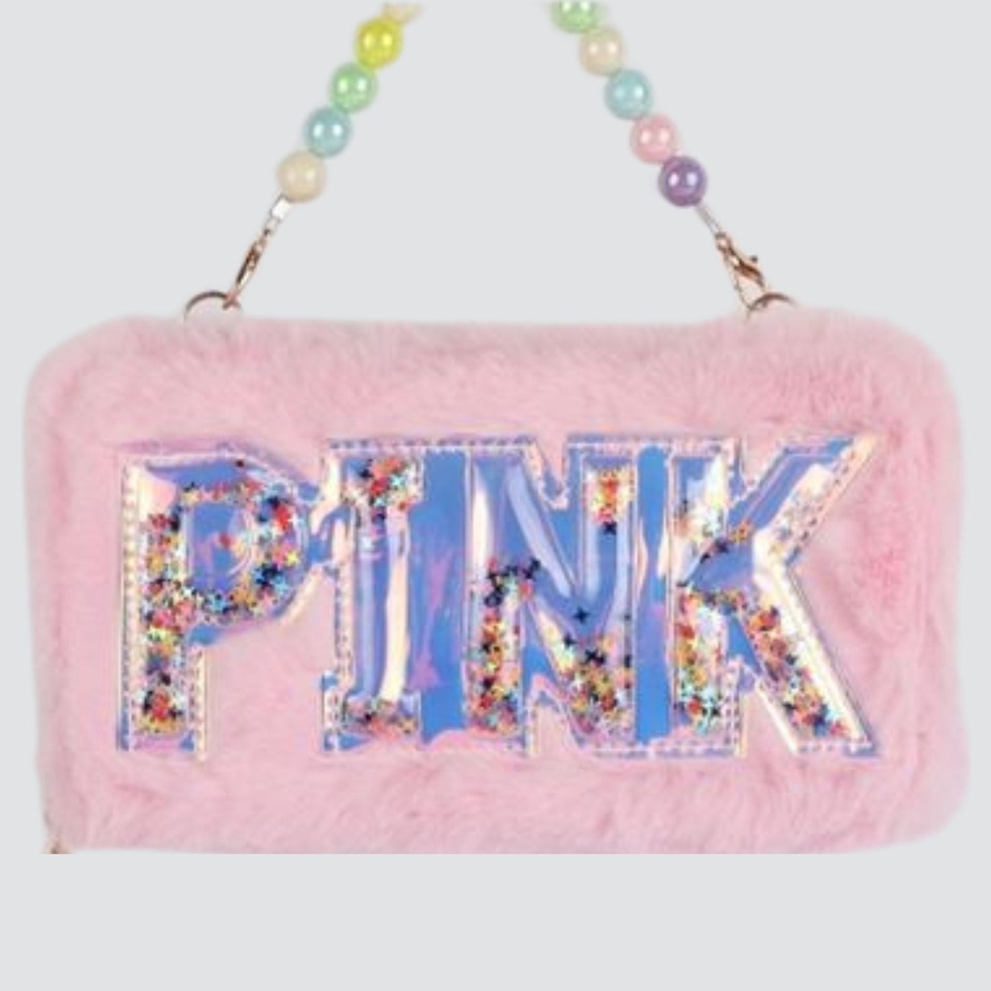 S3006 Fluffy PINK Wallet / Handbag