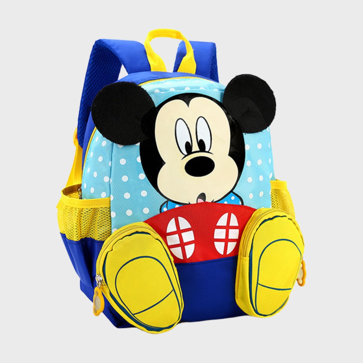 Royal Blue, yellow & Light Blue Minnie Mouse Backpack