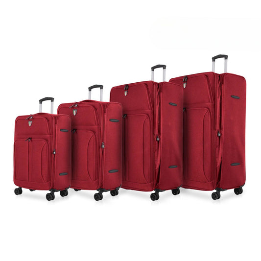 Tucci Red Softside Luggage