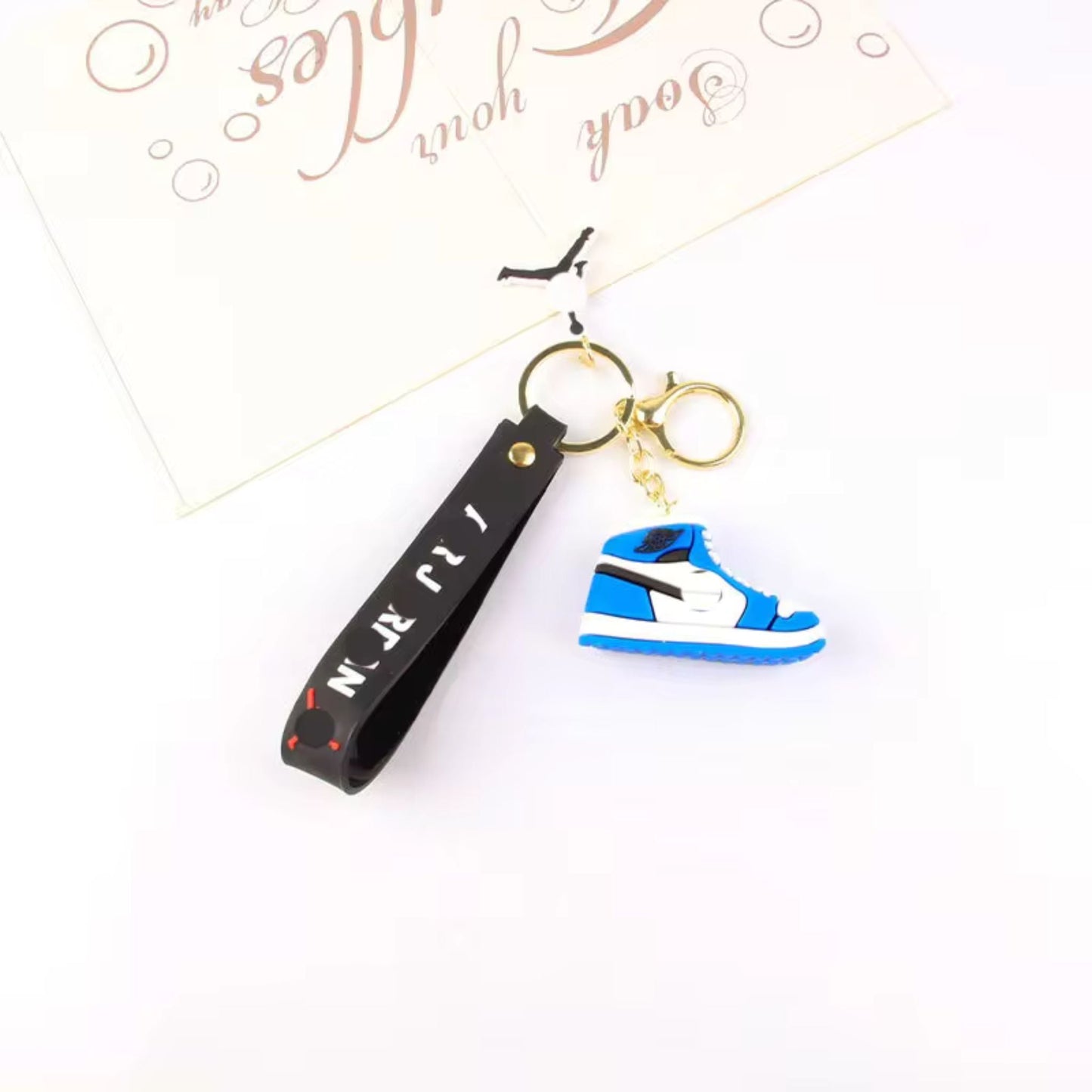 Jordan Sneaker 3D Silicone Keychains